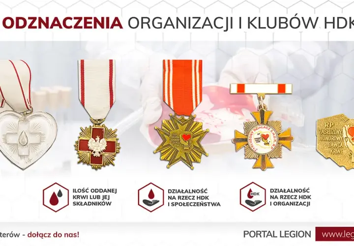 Wszystkie odznaczenia HDK - poznaj wymagania krwiodawcy do odznak PCK