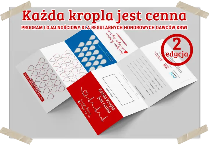 Jakie nagrody i kropelki czekają na dawców krwi - system wymiany punktów