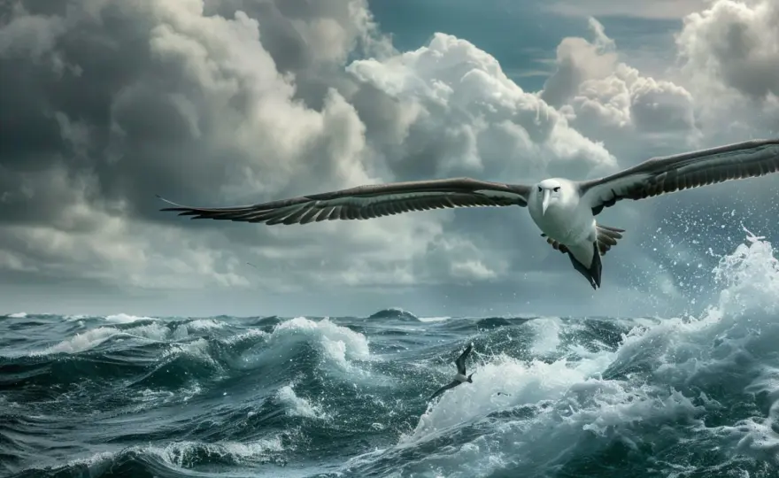Wędrowny albatros - życie i środowisko fascynującego ptaka